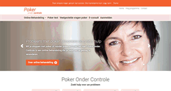 Desktop Screenshot of pokerondercontrole.nl