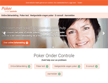 Tablet Screenshot of pokerondercontrole.nl